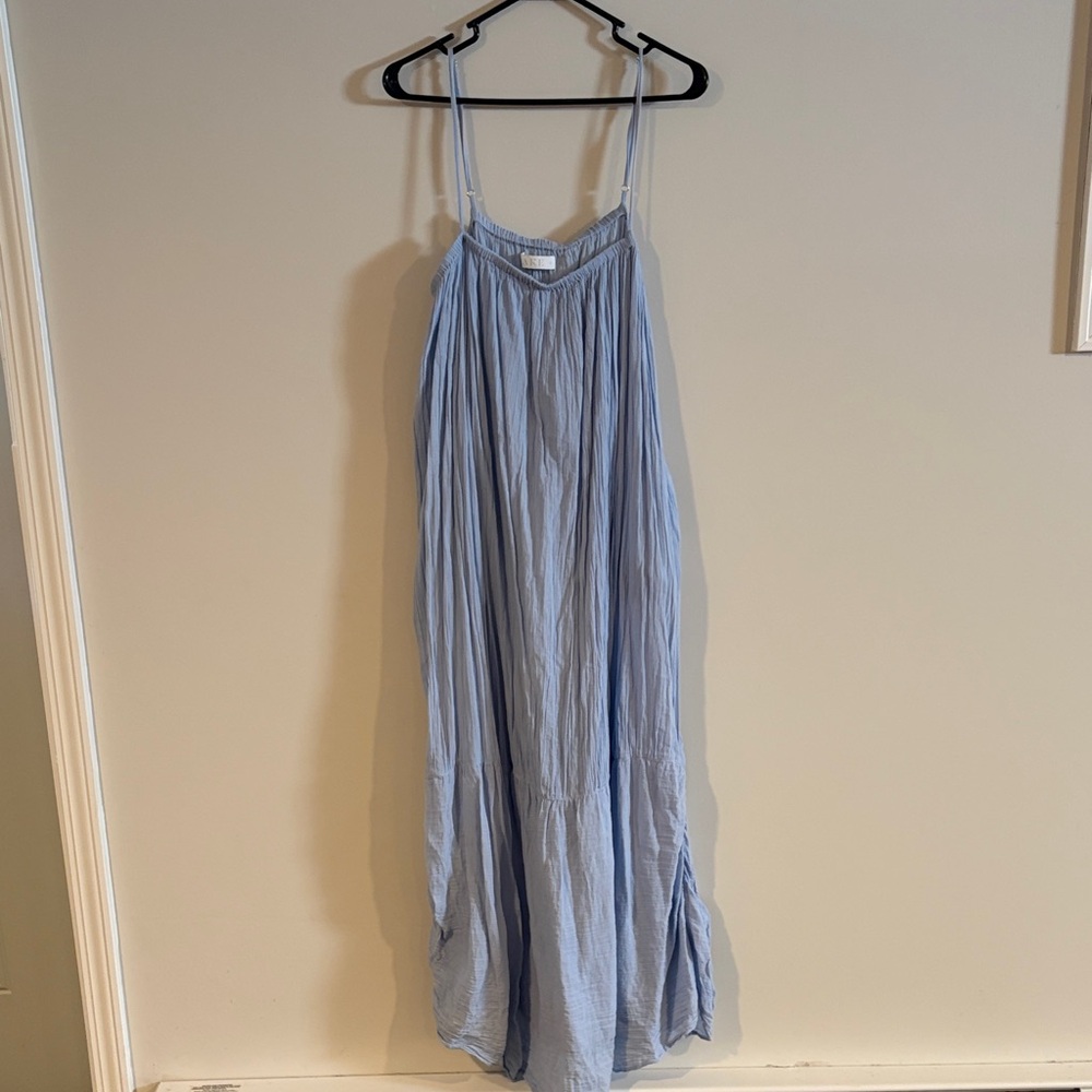 Lake blue pajamas nightgown